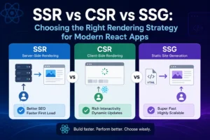 SSR vs CSR vs SSG